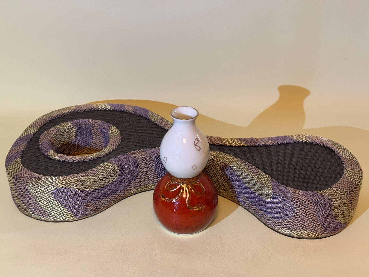 畳に花を活ける No.004|一点もの・専用花器付き