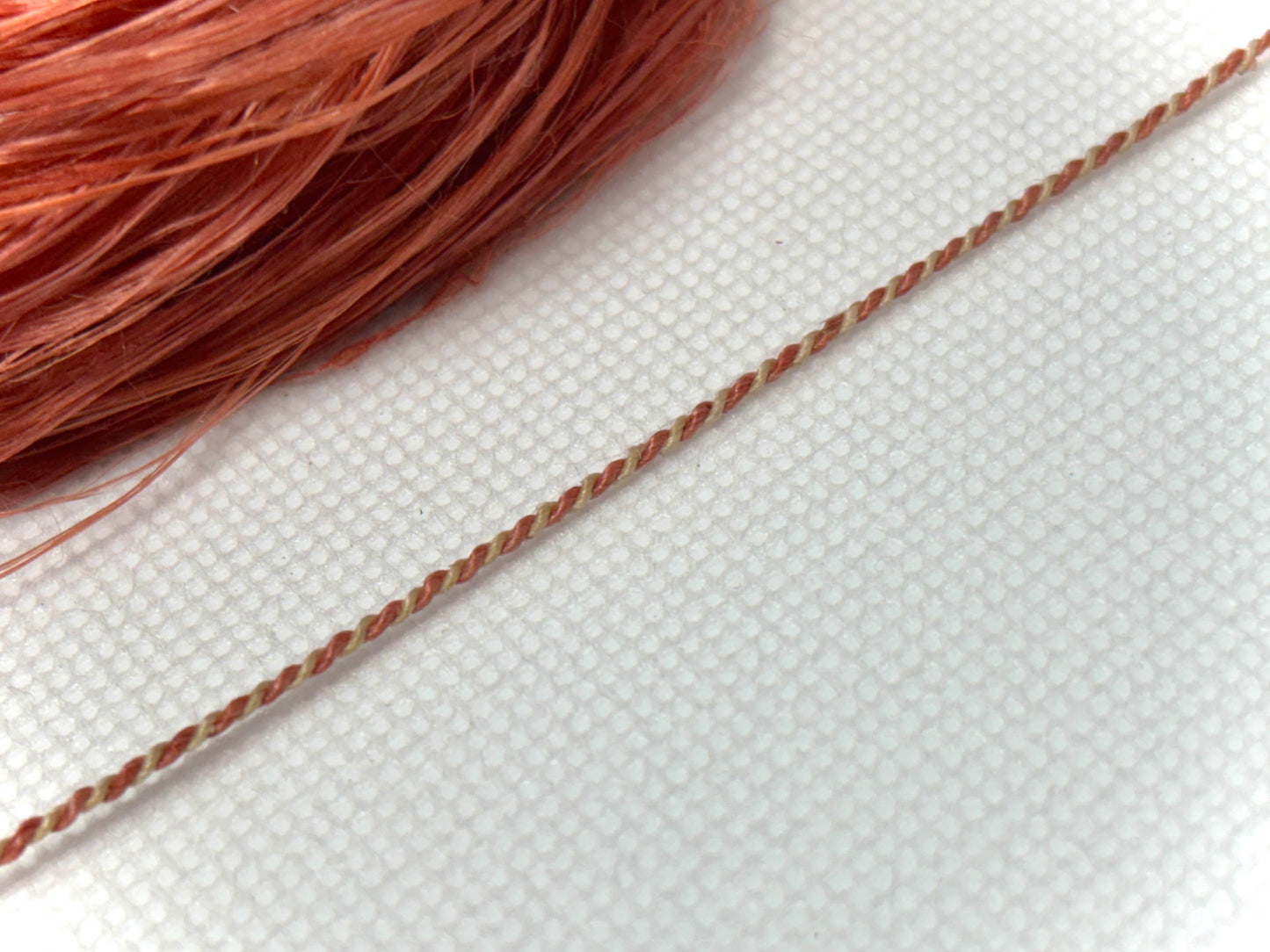 精麻の祈り紐 / Sacred Hemp Necklace Cord(85cm・1mm)