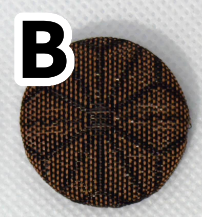 ひとつぶ和み・畳へりの飾りマグネット