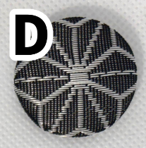 ひとつぶ和み・畳へりの飾りマグネット