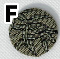 ひとつぶ和み・畳へりの飾りマグネット