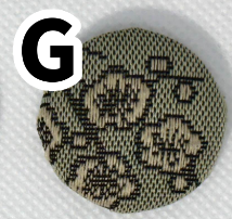 ひとつぶ和み・畳へりの飾りマグネット