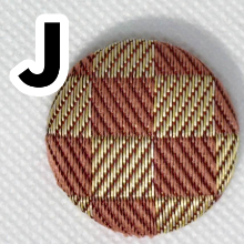 ひとつぶ和み・畳へりの飾りマグネット