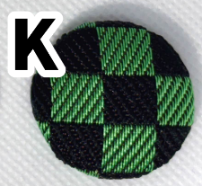 ひとつぶ和み・畳へりの飾りマグネット