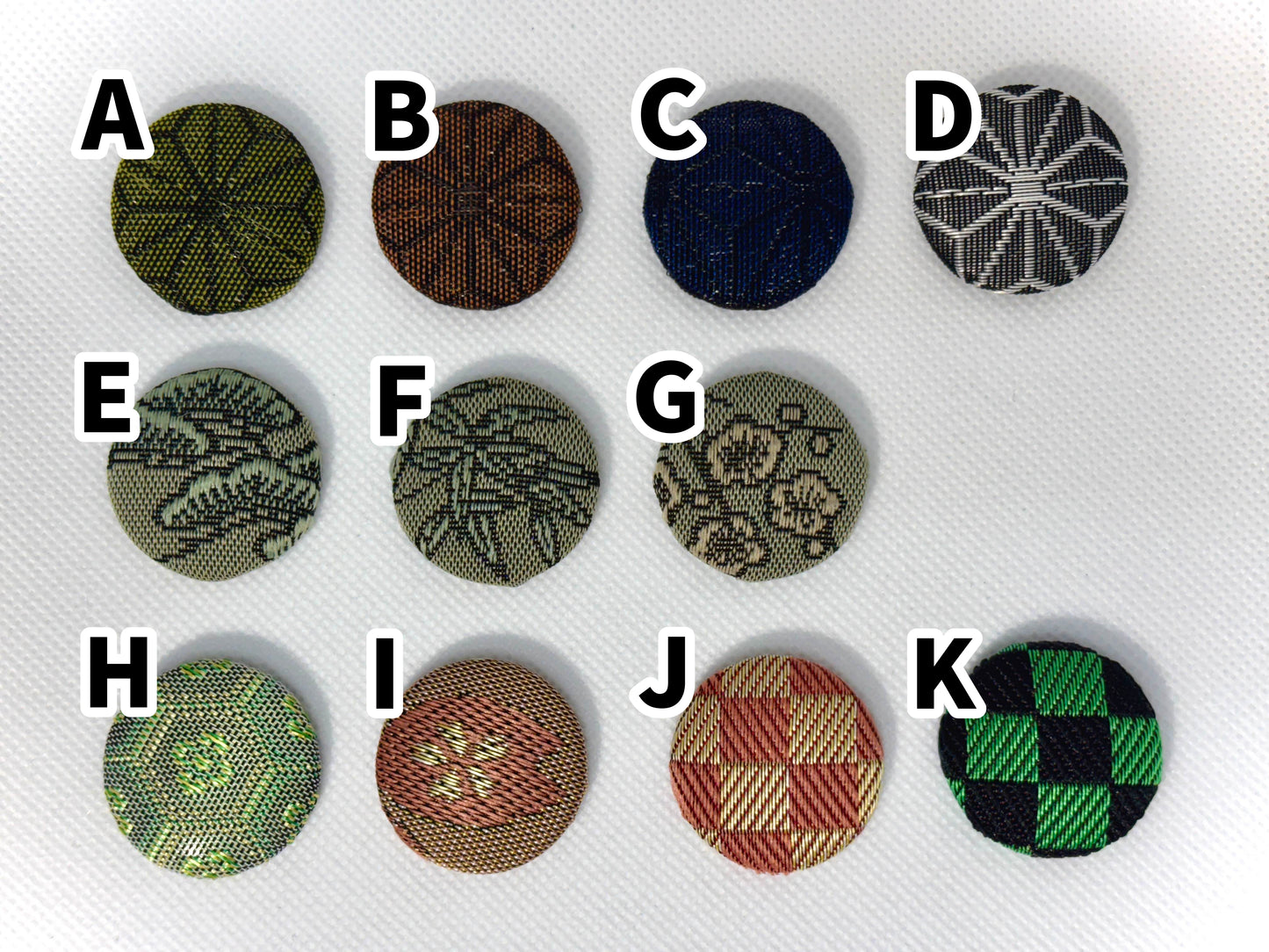 ひとつぶ和み・畳へりの飾りマグネット