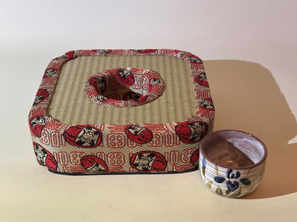 畳に花を活ける No.001｜一点もの・専用花器付き