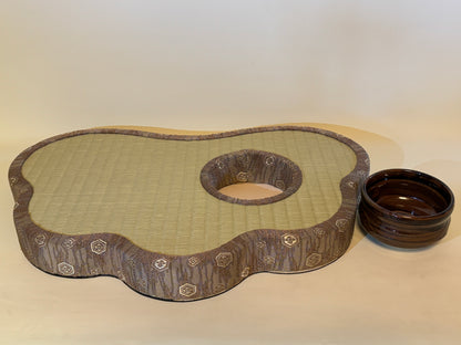 畳に花を活ける No.005｜一点もの・専用花器付き