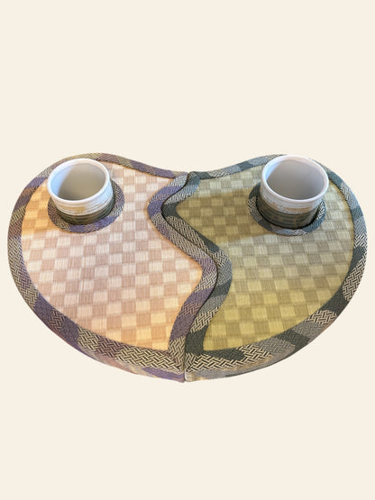 畳に花を活ける No.003｜一点もの・専用花器付き