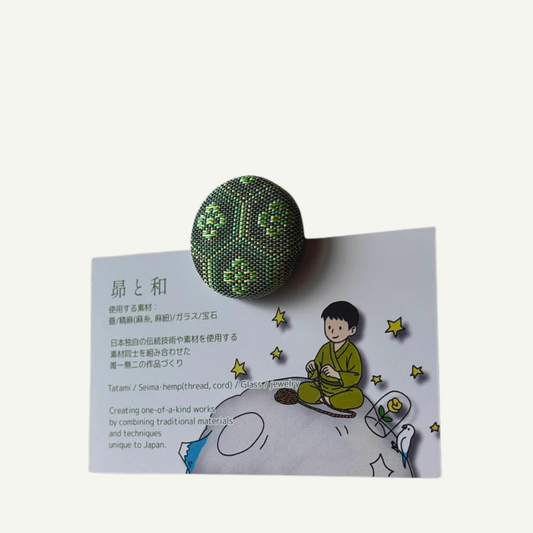ひとつぶ和み・畳へりの飾りマグネット